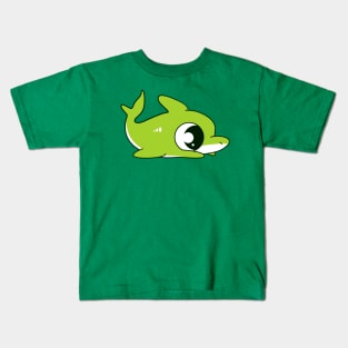 Yellow Green Baby Shark Kids T-Shirt